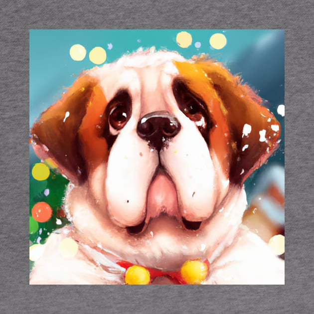 Cute St. Bernard Drawing by Play Zoo